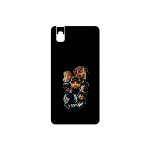 MAHOOT Great Rappers Digital Art Cover Sticker for Huawei Shot X