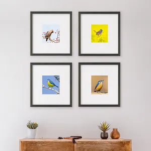 قاب عکس مدل پرندگان کد 1 مجموعه 4 عددی