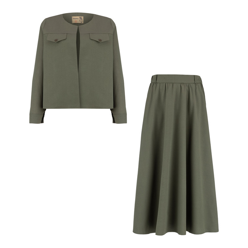 ست کت و دامن زنانه السانا مدل ساجده کد 202953