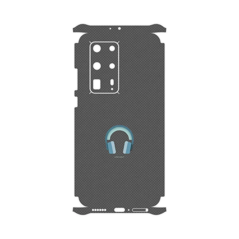 برچسب پوششی ماهوت مدل Minimal Headphone Icon-FullSkin مناسب برای گوشی موبایل هوآوی P40 Pro Plus