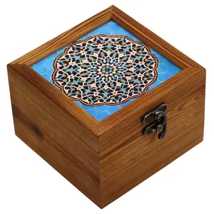 جعبه هدیه چوبی مدل ترمو A02
