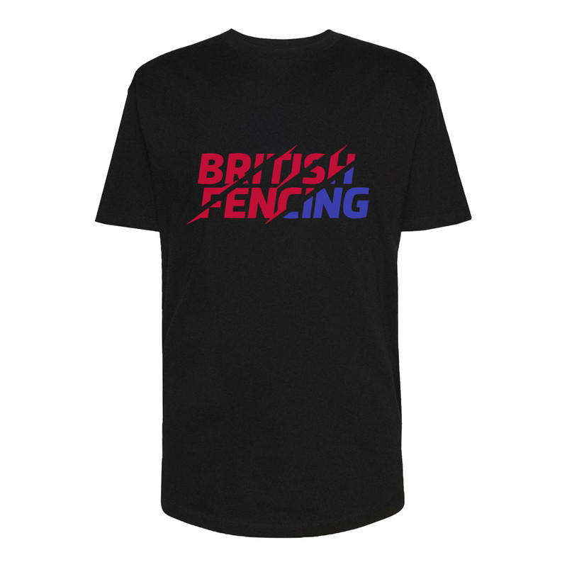تی شرت لانگ مردانه مدل British Fencing کد V07 رنگ مشکی