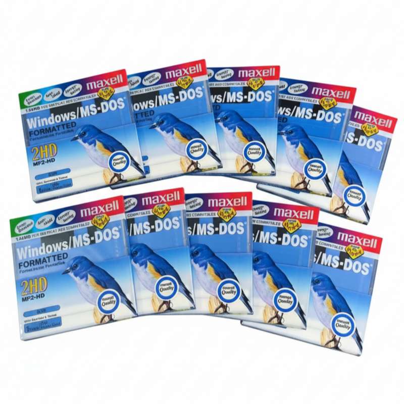فلاپی دیسک مکسل مدل 2HD-1.44Mb بسته 10 عددی فلاپی دیسک مکسل مدل 2HD-1.44Mb بسته 10 عددی