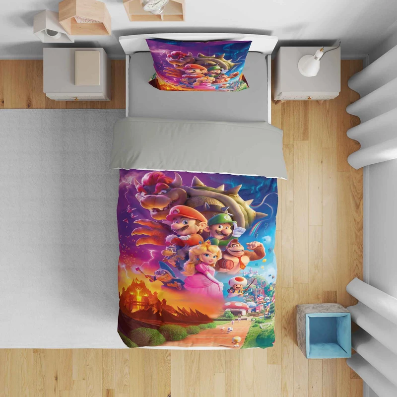 سرویس روتختی مدل کارتنی 5288 تک نفره 5 تکه