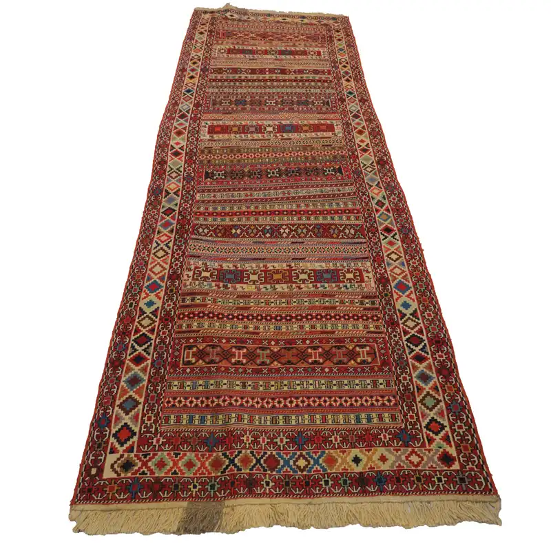 گلیم دستبافت مدل ورنی کد 4010907