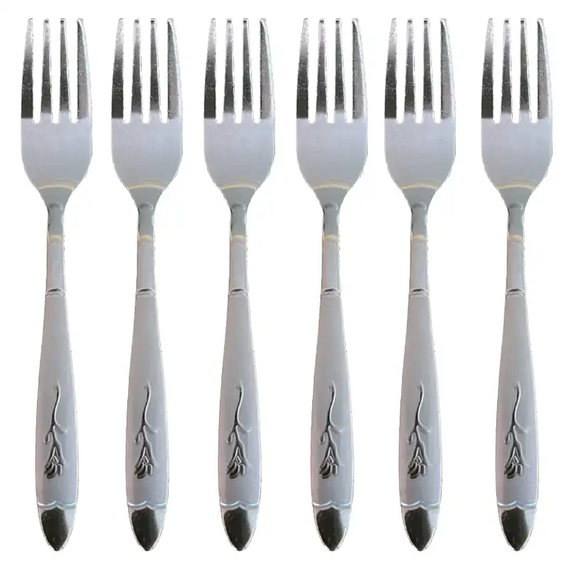 چنگال میوه خوری مدل mikhak مجموعه 6 عددی