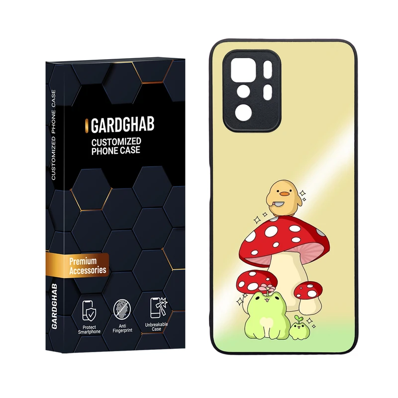 کاور گارد قاب مدل دورژله ای فانتزی مناسب برای گوشی موبایل شیائومی Poco X3 GT / Redmi Note 10 Pro 5G
