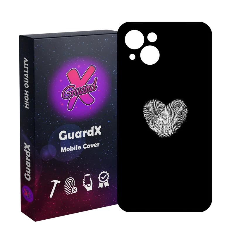 کاور گارد ایکس طرح اثر انگشت مدل Glass10727 مناسب برای گوشی موبایل اپل iPhone 13