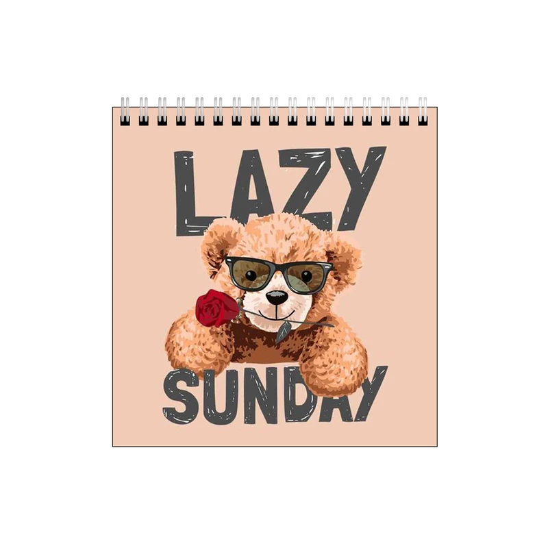 دفتر طراحی طرح خرس تنبل کد 4518261