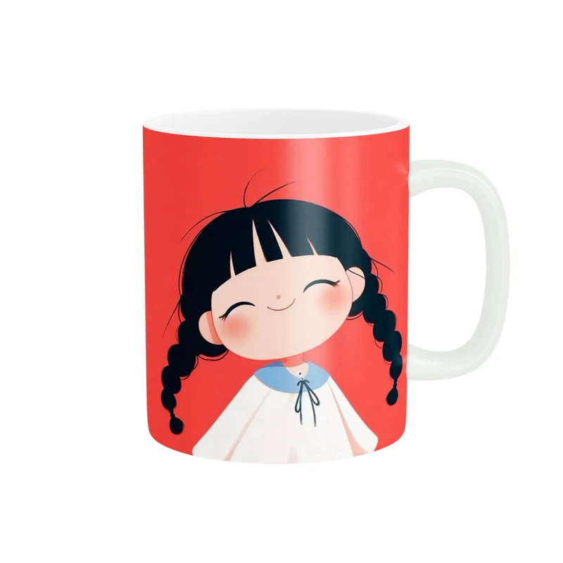 ماگ پاد آفرین مدل فانتزی دخترانه کد 7195