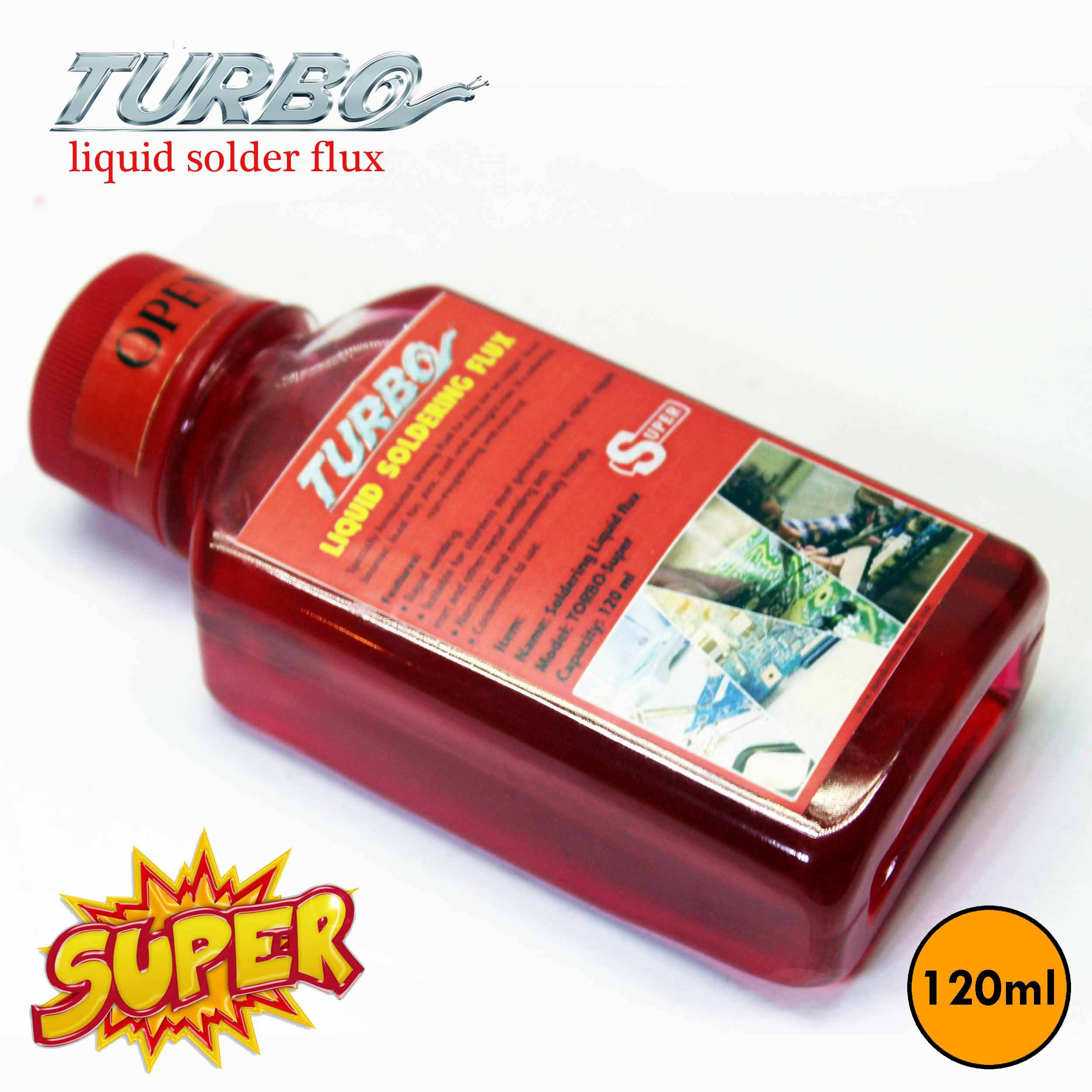 محلول فلاکس توربو مدل SUPER حجم 120 میلی لیتر