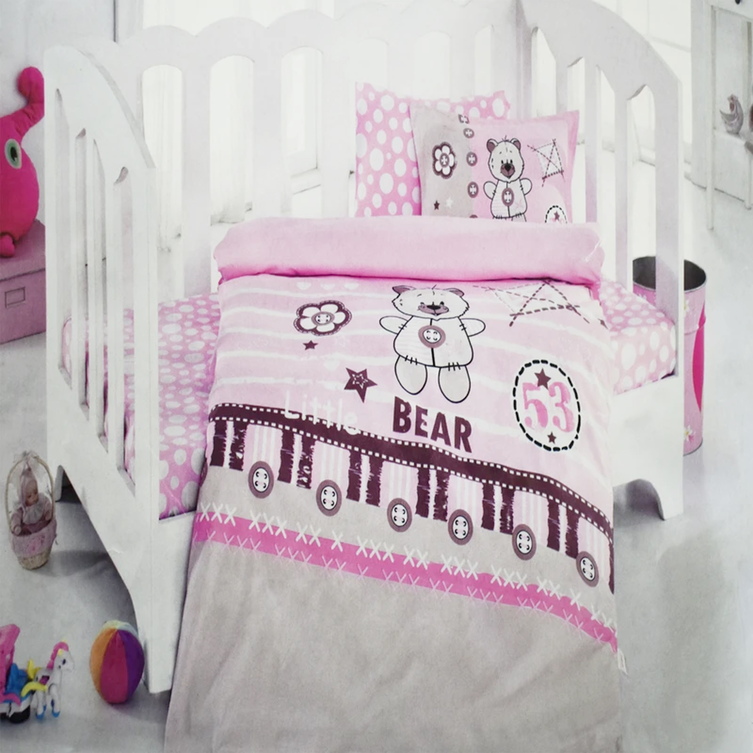 سرویس خواب 8 تکه نوزاد آک هوم مدل 78355