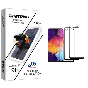 JF Diamond glass Screen Protector For Samsung Galaxy A10 Pack Of 3
