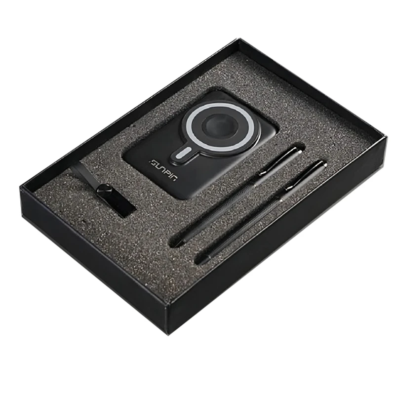 مجموعه لوازم جانبی موبایل مدل ست پاوربانک خودکار و فلش کد ۴۷۷۶