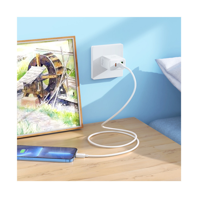 خرید و قیمت شارژر دیواری 40 وات هوکو مدل C126 USB