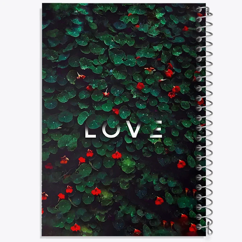 دفتر مشق 100 برگ خندالو طرح Love کد F5651