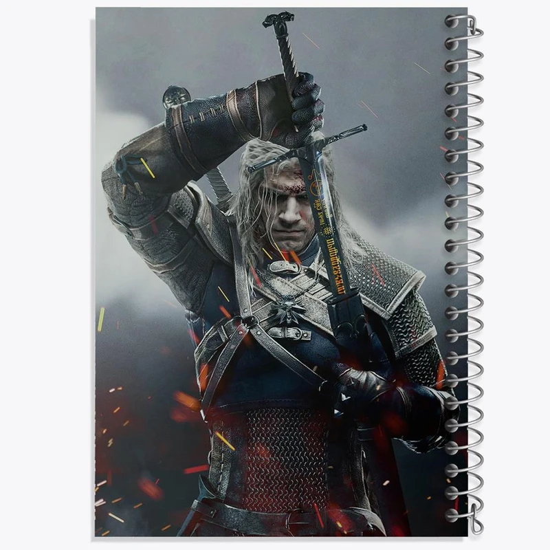 دفتر نقاشی 50 برگ خندالو مدل گرالت سریال ویچر Witcher کد 27419
