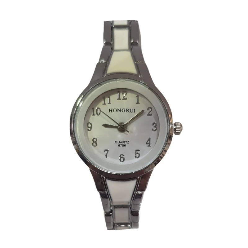 ساعت مچی عقربه ای زنانه مدل فلزی ظریف کد H16