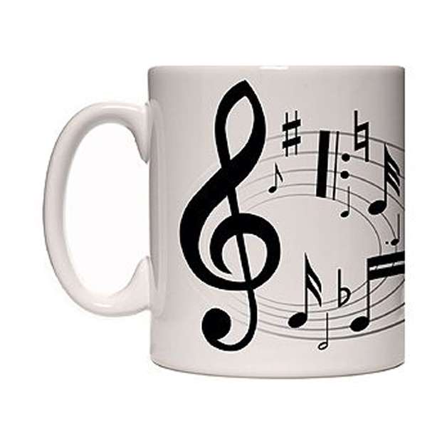 ماگ سرامیکی طرح موسیقی کد 2350