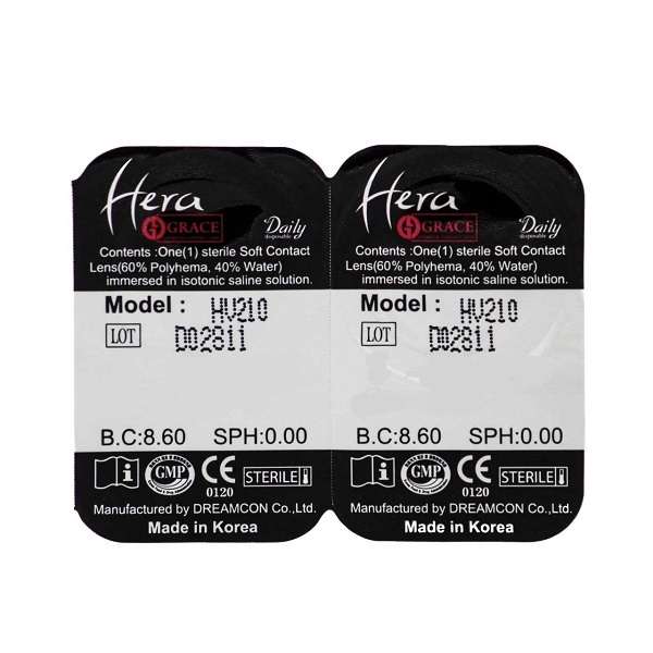 لنز چشم گریس هرا شماره 05 مدل HV 210 رنگ خاکستری