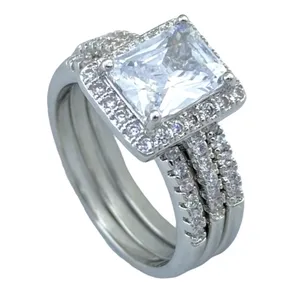 انگشتر زنانه ژوپینگ مدل R4118 مجموعه 3 عددی