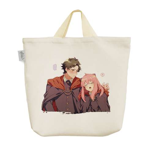 ساک خرید خندالو مدل انیا فورجر و دامیان دزموند انیمه اسپای ایکس فمیلی کد 1437