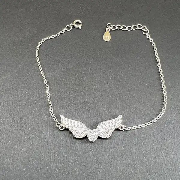 دستبند نقره زنانه مدل شاخ گوزن کد 596333