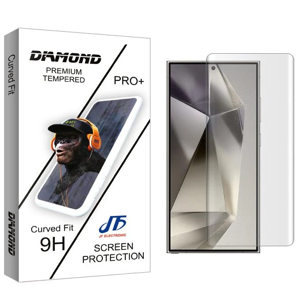 محافظ صفحه نمایش جی اف مدل Diamond UV مناسب برای گوشی موبایل سامسونگ Galaxy S24 Ultra