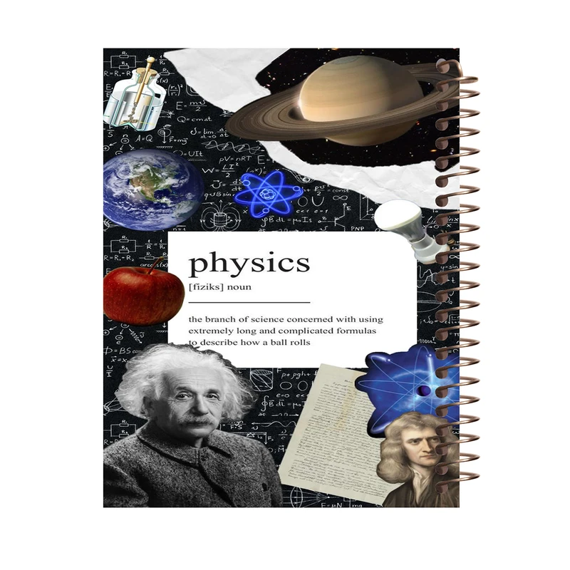 دفتر مشق 100 برگ طرح فیزیک کد H463
