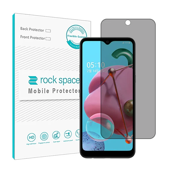 محافظ صفحه نمایش حریم شخصی راک اسپیس مدل HyPRV مناسب برای گوشی موبایل ال جی Q51