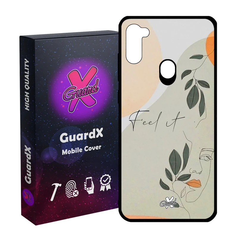 کاور گارد ایکس طرح دختر مدل Glass10387 مناسب برای گوشی موبایل سامسونگ Galaxy A11