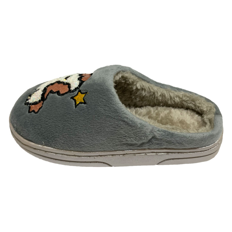 دمپایی حوله ای بچگانه طرح اسب تک شاخ مدل 1601 کد RS-GY-017