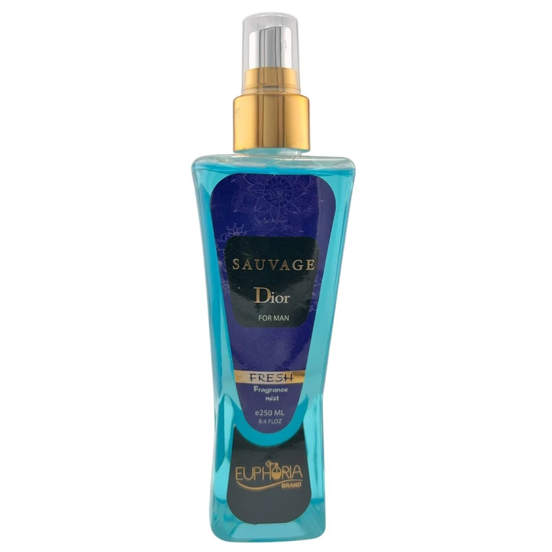 بادی اسپلش مردانه ایفوریا مدل SAUVAGE Dior حجم 250 میلی لیتر