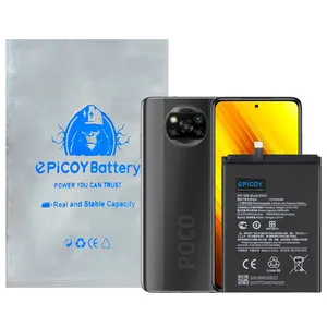 Epicoy Gorillaomi Irj BN61 6000mah capacity Phone Battery For Xiaomi Poco X3/ X3 NFC