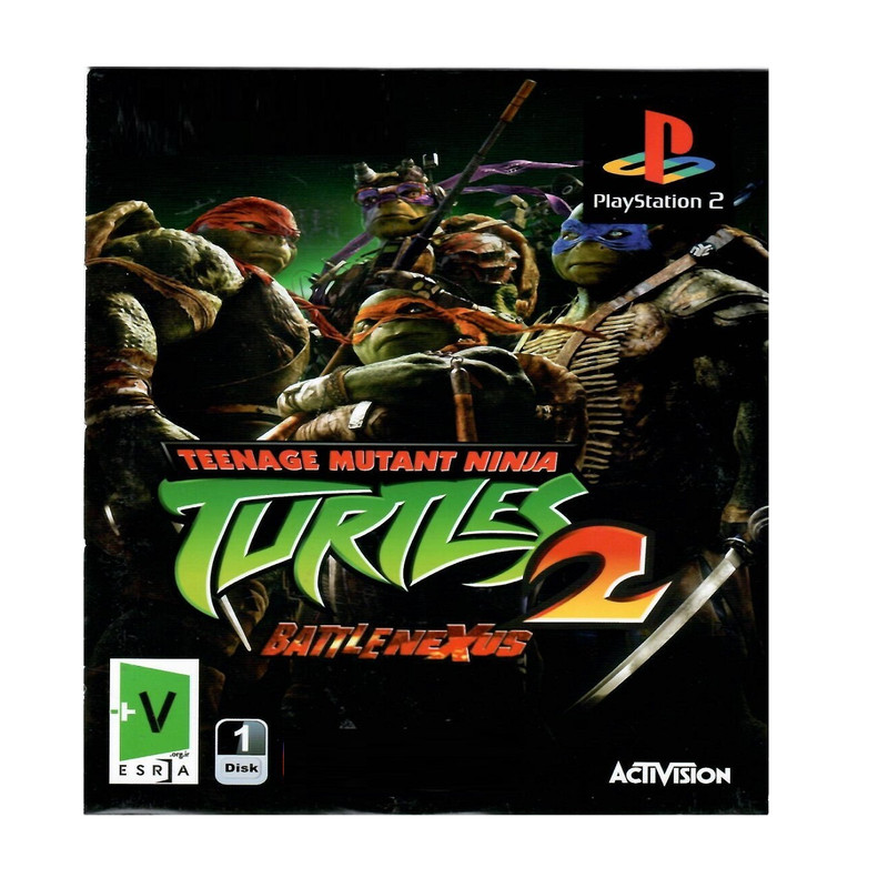 بازی Teenage Mutant Ninja Turtles 2 Shredders Revenge مخصوص PS2 نشر پرنیان