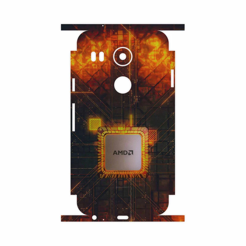 برچسب پوششی ماهوت مدل AMD Brand-FullSkin مناسب برای گوشی موبایل گوگل Nexus 5X