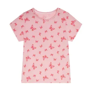 تی شرت آستین کوتاه دخترانه لوپیلو مدل 0414-0136