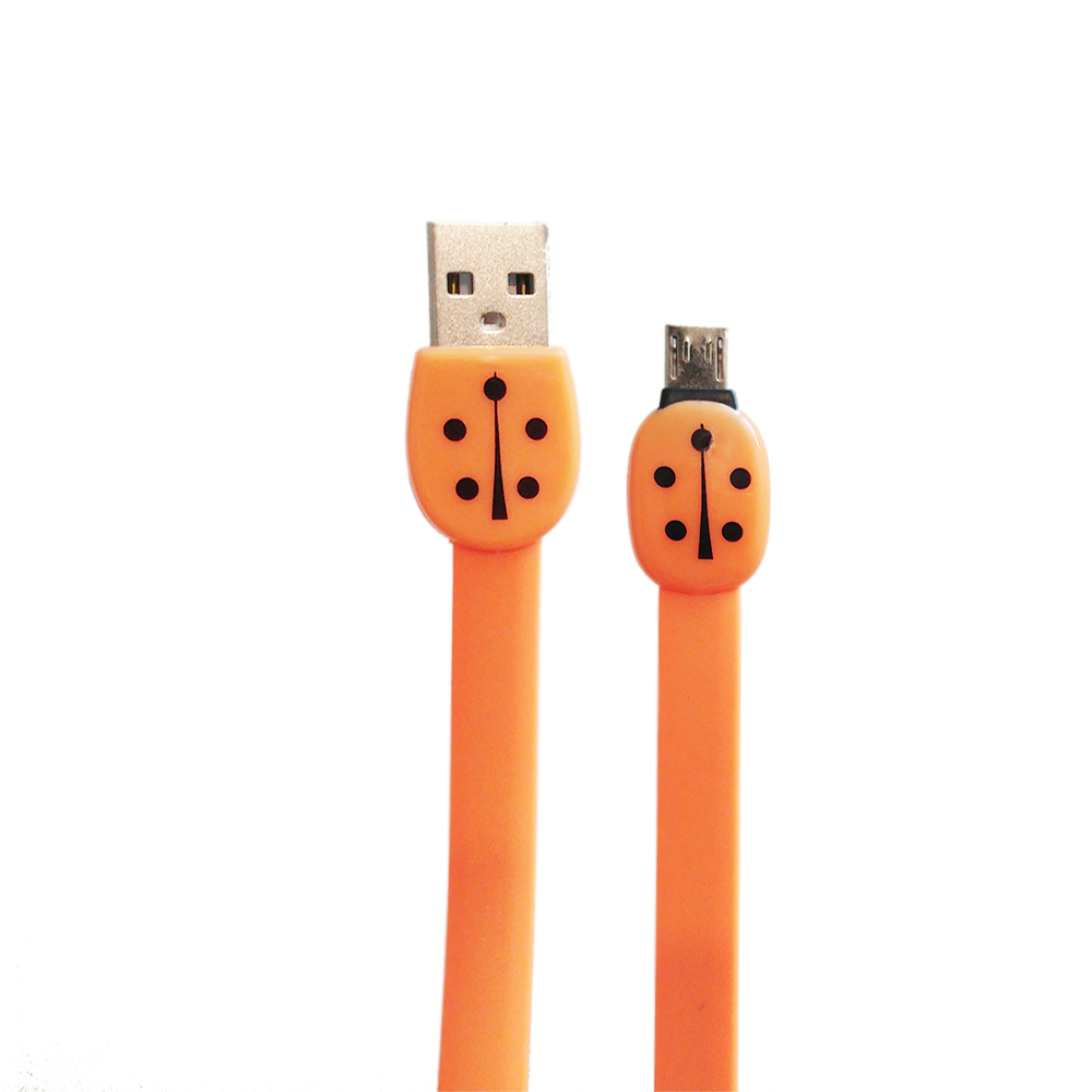 کابل تبدیل USB به MicroUSB مدل کفش دوزکی طول 1 متر