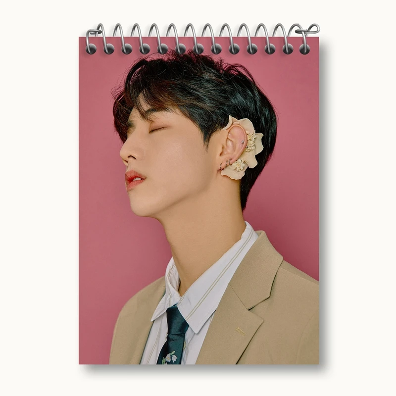 دفتر یادداشت 50 برگ خندالو مدل مارک گروه گات سون GOT7 کد 21015