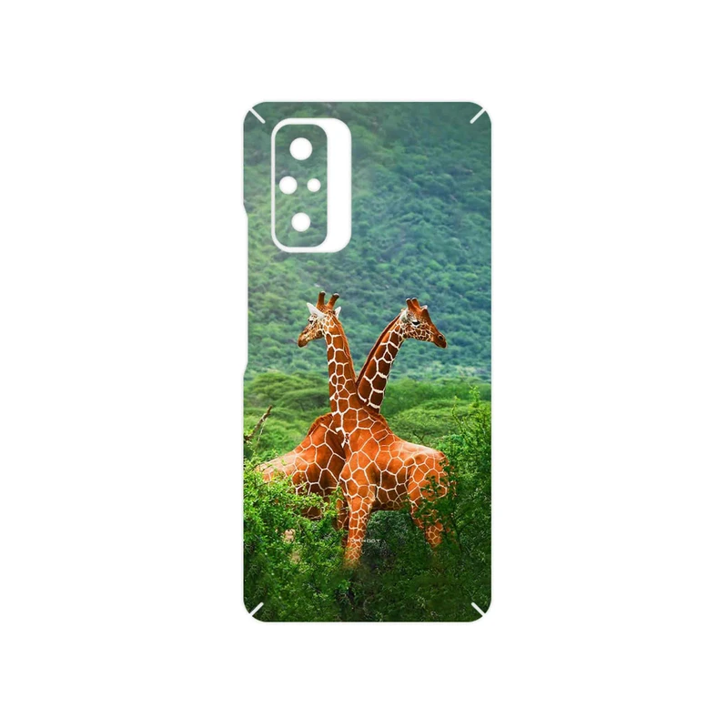 برچسب پوششی ماهوت مدل Giraffe مناسب برای گوشی موبایل شیائومی Redmi Note 10 Pro Max