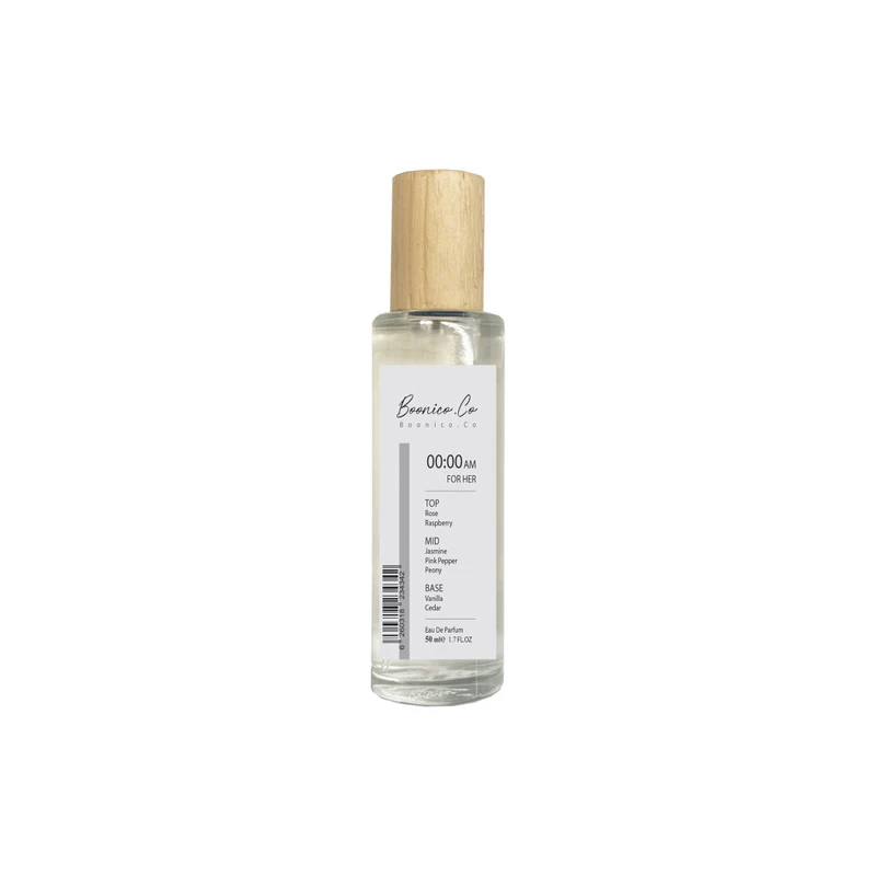عطر جیبی زنانه بونی کوکو مدل 00:00AM  با رایحه شیرین و گلی حجم 50 میلی لیتر