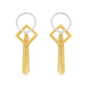 گوشواره طلا 18 عیار زنانه مدل C0014