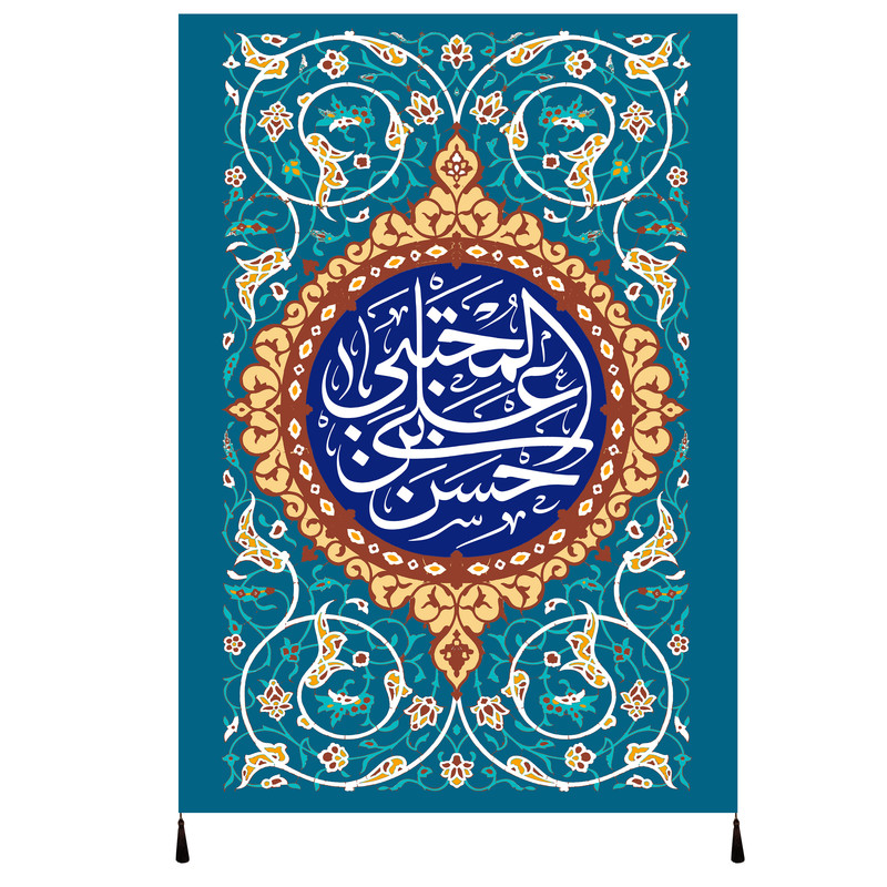 پرچم مدل امام حسن مجتبی علیه السلام کد 31