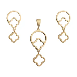 نیم ست طلا 18 عیار زنانه مایا ماهک مدل MS0559