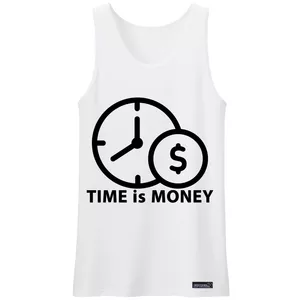 تاپ مردانه 27 مدل Time is Money کد MH1548
