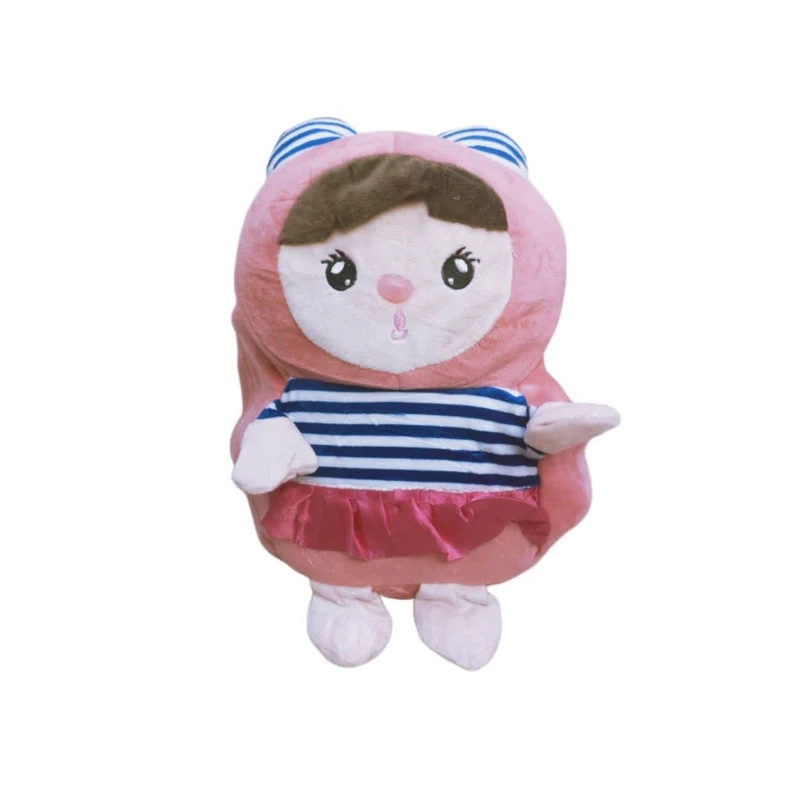 کوله پشتی دخترانه مدل عروسکی پولیشی RS1002