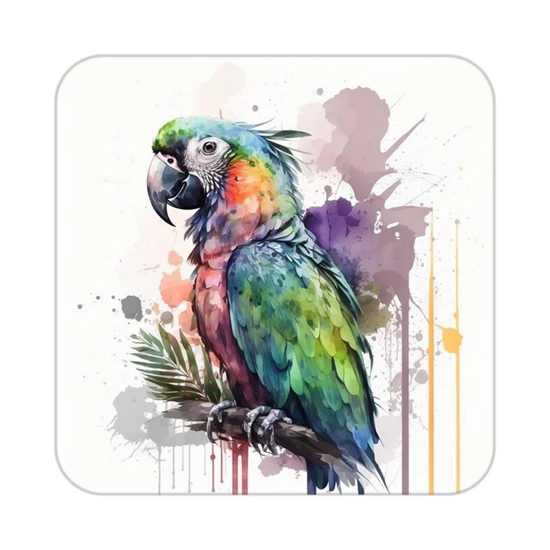 زیر لیوانی کاکتی طرح حیوانات رنگی مدل mp25844