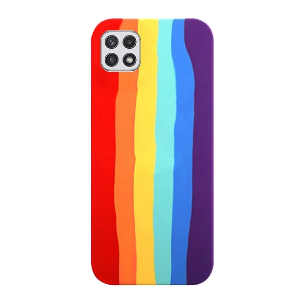 کاور طرح رنگین کمانی مدل aw13 مناسب برای گوشی سامسونگ Galaxy A22 5G