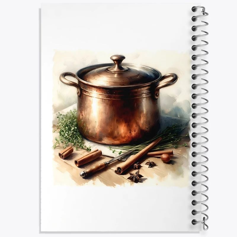 دفتر شطرنجی 50 برگ خندالو طرح آشپزی کد F6194