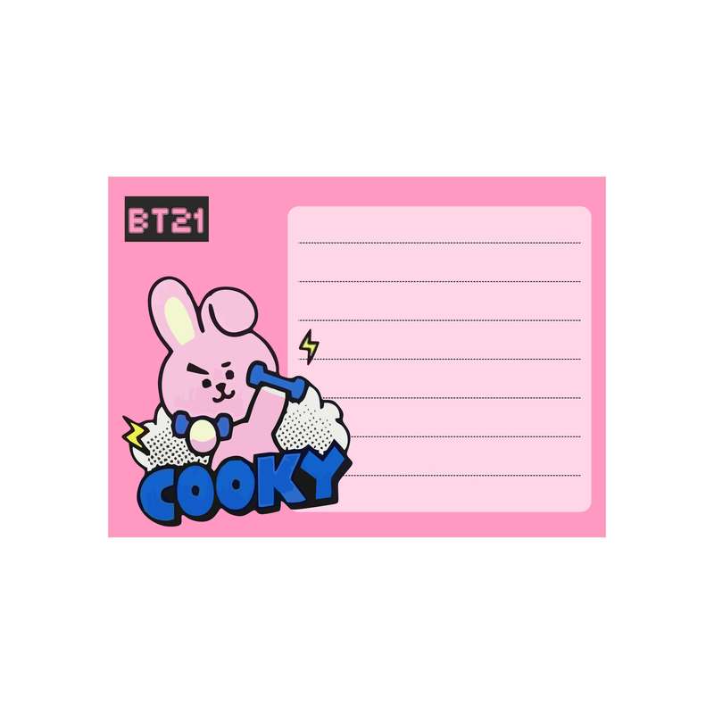 کاغذ یادداشت مدل بی تی اس  BT21 کد 06